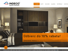 Tablet Screenshot of meble-indeco.pl